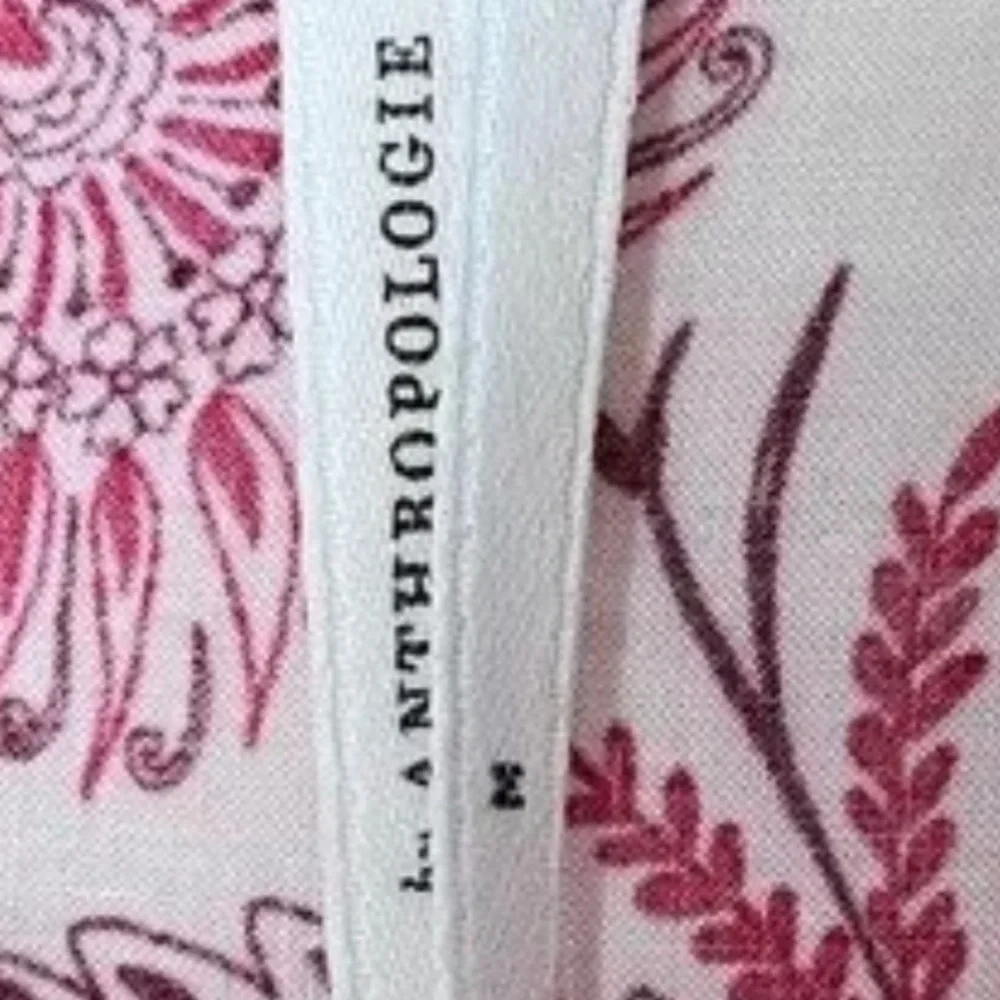 Anthropologie Tie-Front Peasant Blouse size M - Picture 8 of 8